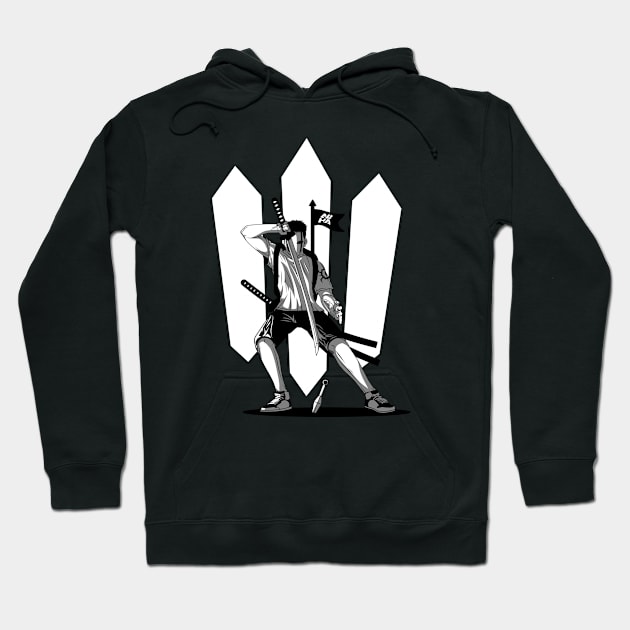 SAMURAI BOY STANCE Hoodie by ALPHA MERCH STORE